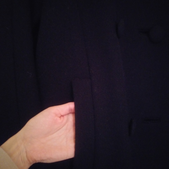 Vintage black womens coat S - Picture 3 of 6